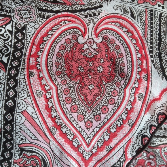 FASHION BUG WOMEN'S PLUS SIZE 20W MULTICOLOR SLEEVELESS TOP PAISLEY AND FLORAL - Picture 6 of 9